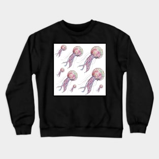 Jellyfish - Ocean print Crewneck Sweatshirt